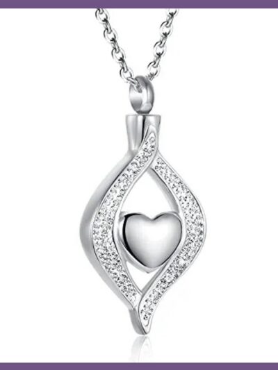 Ashanger hart zilver