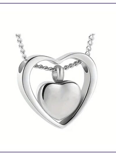 Ashanger / Assieraad - Hart zilver
