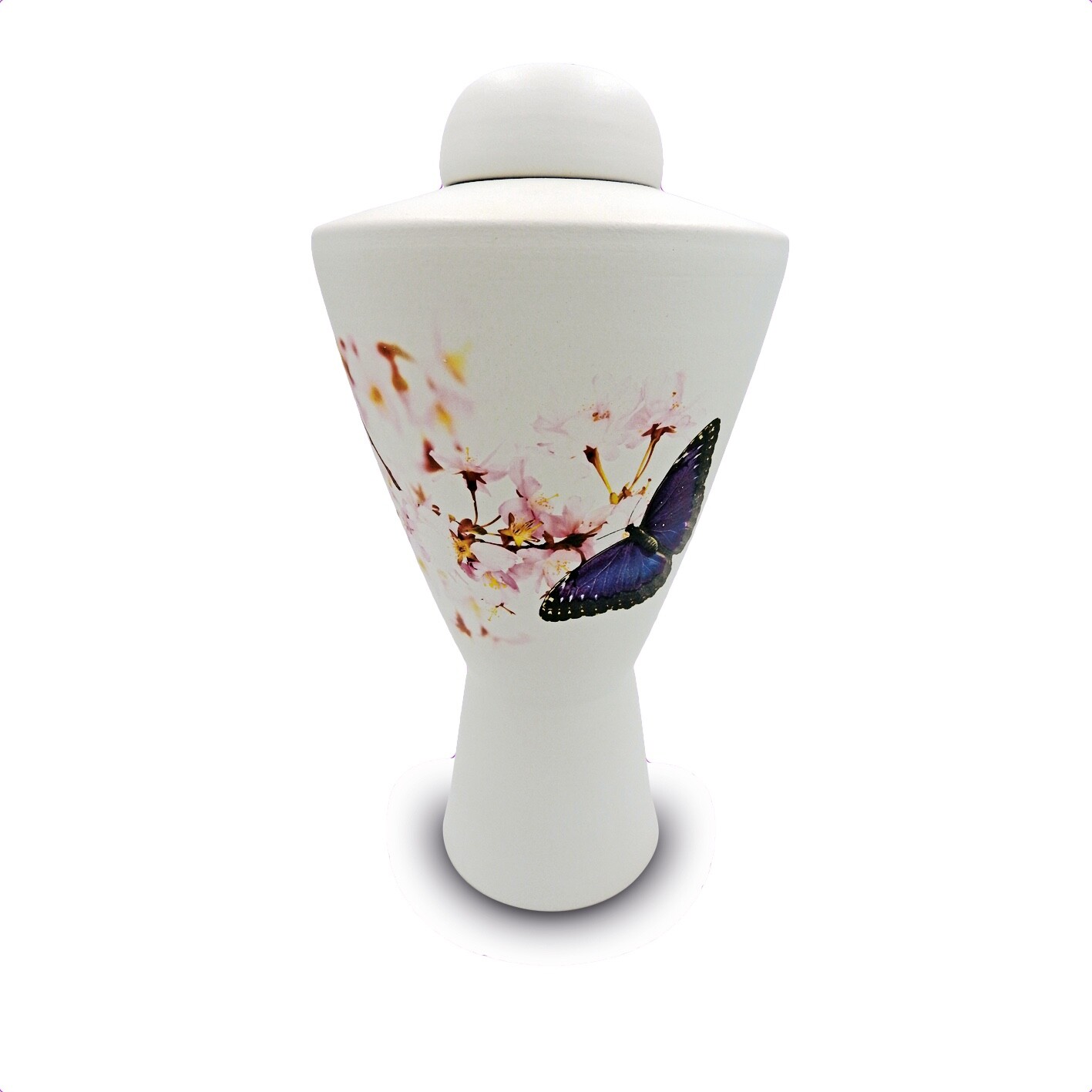 Keramische urn model CSU 106, Zeefdruk kleurenfoto
