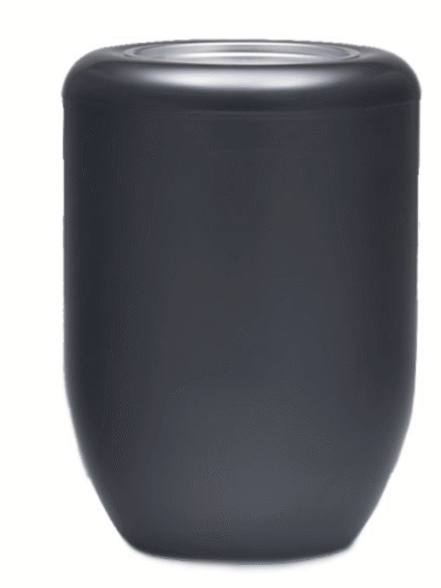 Zwarte basis kunstof urn
