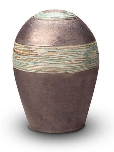 KU 304 Keramische urn metallic