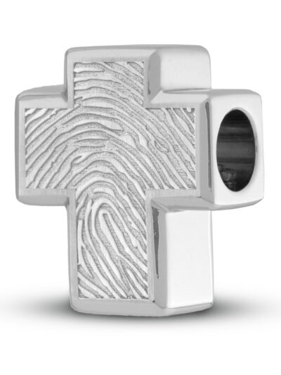MB 006.FP Assieraad Memorial Bead met fingerprint
