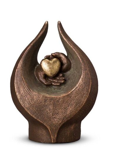 UGK 030 B Keramische urn brons Gevoelens
