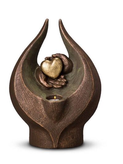 UGK 030 BT Keramische urn brons Gevoelens (waxine)