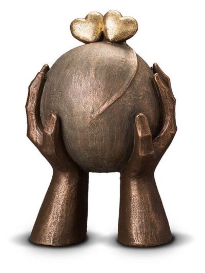 UGK 036 B Keramische urn brons Liefde