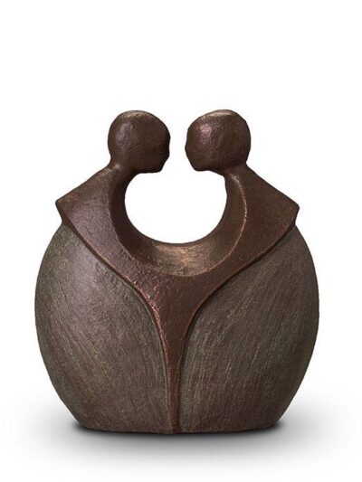 UGK 038 A Keramische urn brons Voor altijd samen