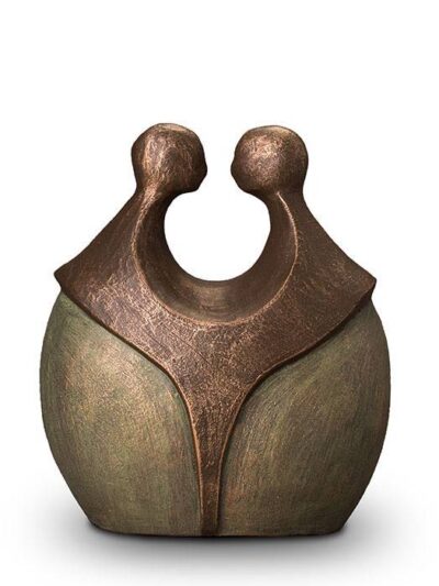 UGK 038 B Keramische urn brons Voor altijd samen