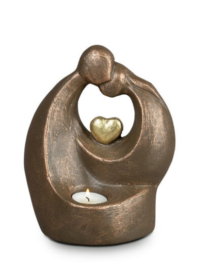 UGK 045 BT Keramische urn brons Verlichte troost (Waxine)