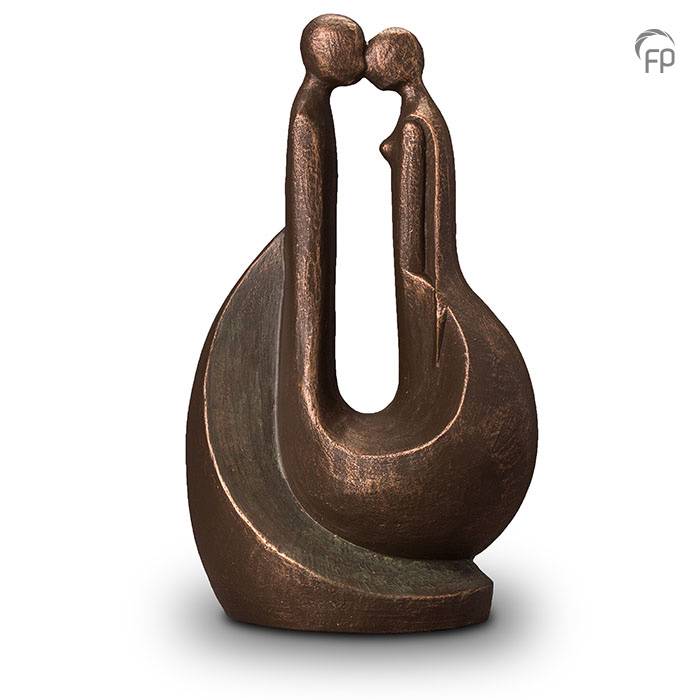 UGK 063 B Keramische urn brons Verbonden