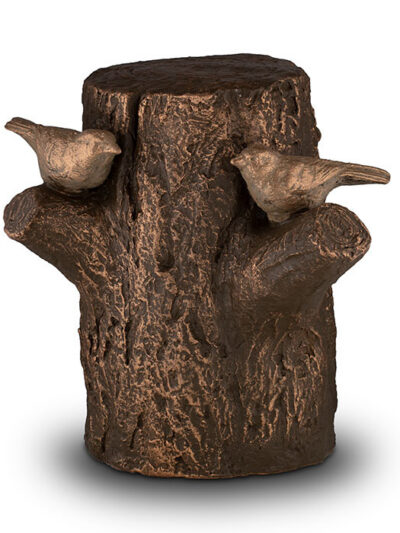 UGK 087 B Keramische urn brons Levensboom