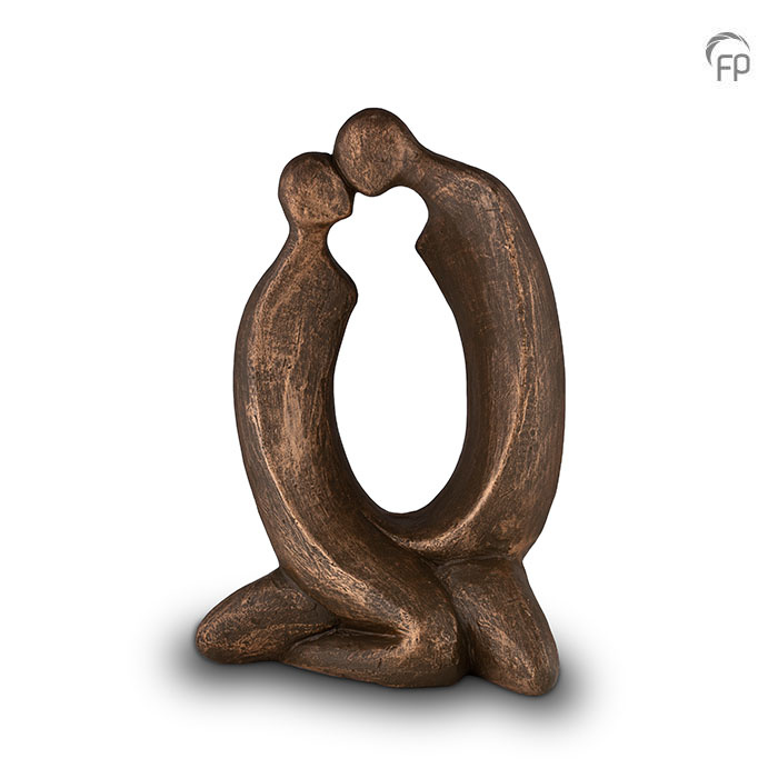 UGK 088 A Keramische urn brons Onze sterke liefde