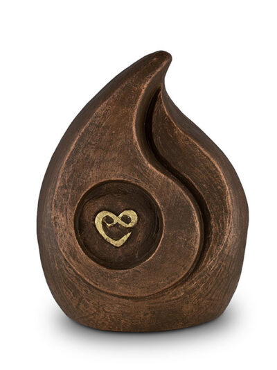 UGK 090 B Keramische urn brons Soulmate