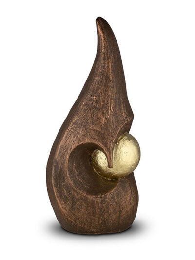 UGK 094 B Keramische urn brons Eeuwig leven