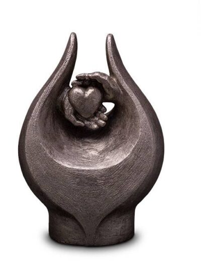 UGKS 030 B Keramische urn zilver Gevoelens
