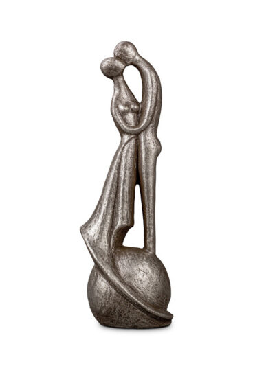 UGKS 504 Keramische urn zilver - I loved and lost you